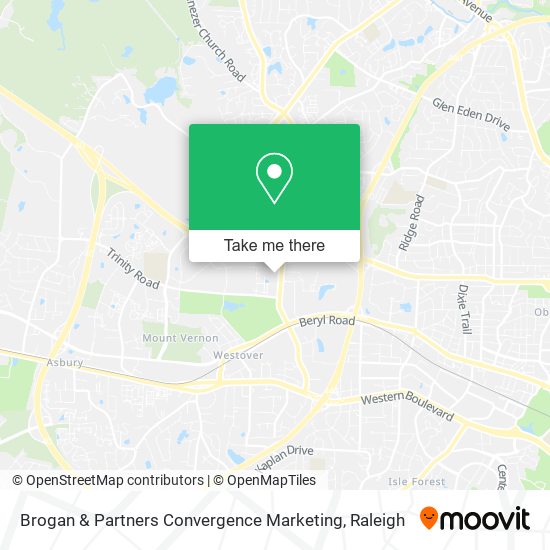 Brogan & Partners Convergence Marketing map