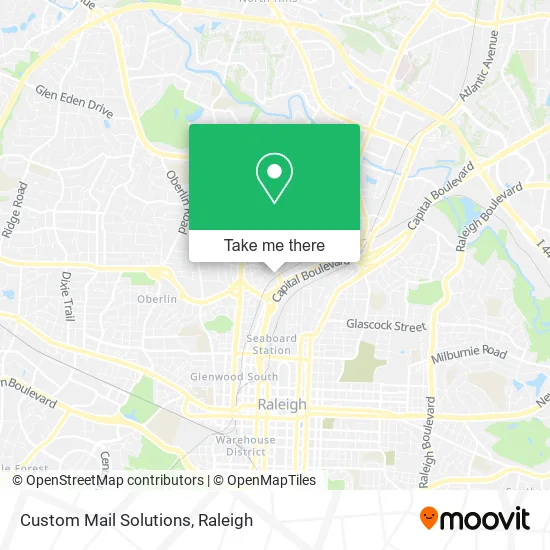Custom Mail Solutions map