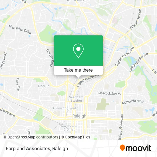 Earp and Associates map