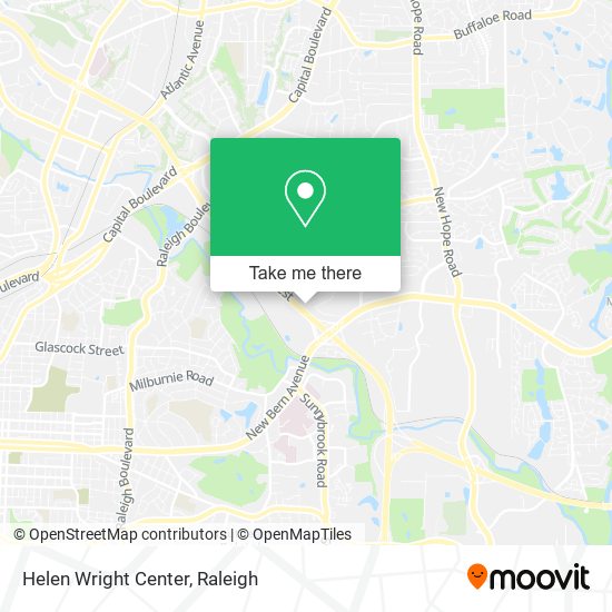 Helen Wright Center map