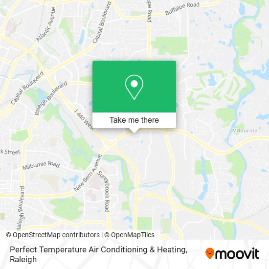 Perfect Temperature Air Conditioning & Heating map
