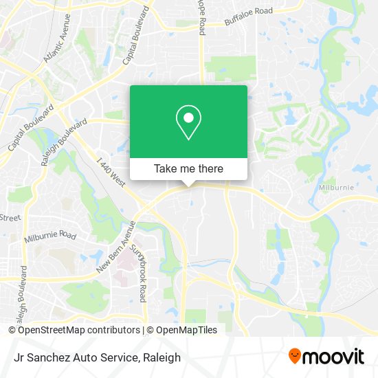 Mapa de Jr Sanchez Auto Service