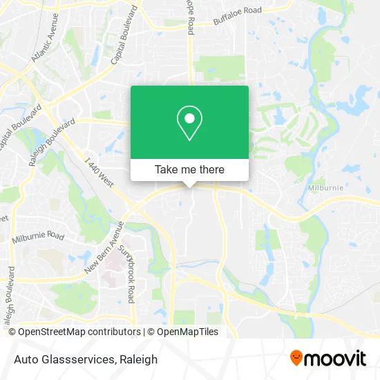 Auto Glassservices map
