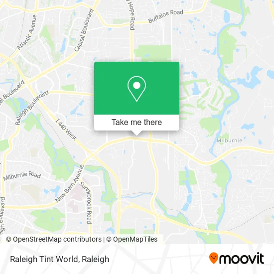Raleigh Tint World map