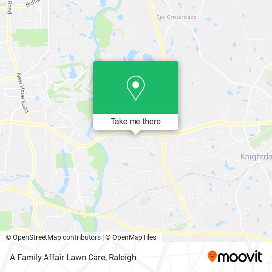 Mapa de A Family Affair Lawn Care