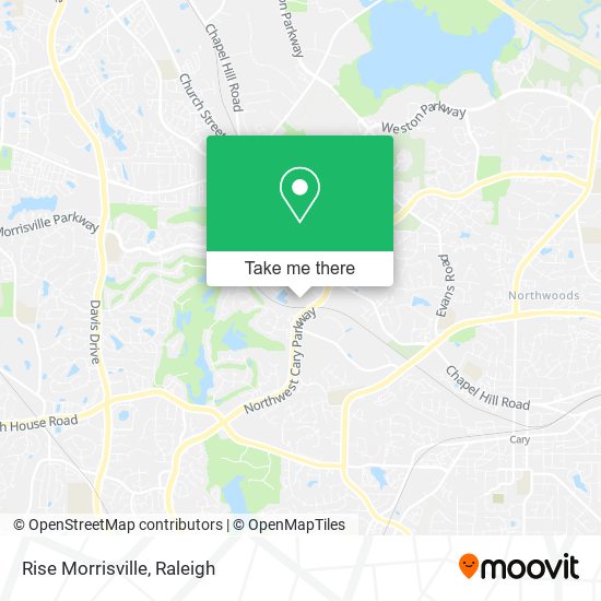 Rise Morrisville map