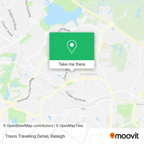 Travis Traveling Detail map