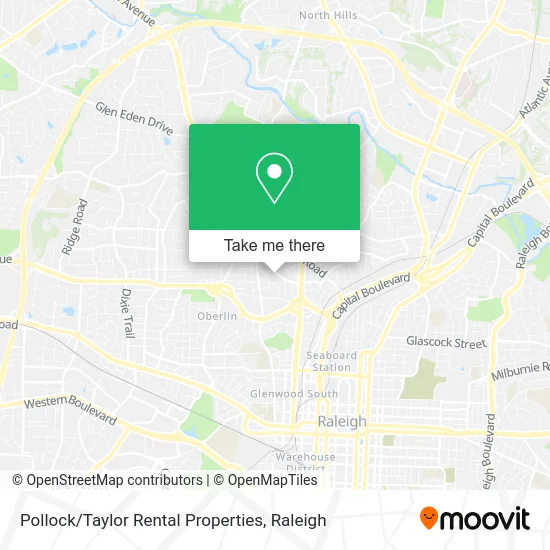 Pollock / Taylor Rental Properties map