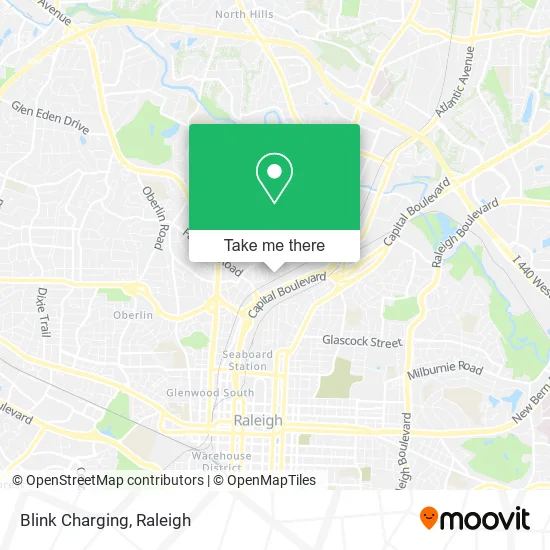 Blink Charging map