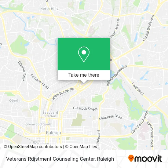Veterans Rdjstment Counseling Center map