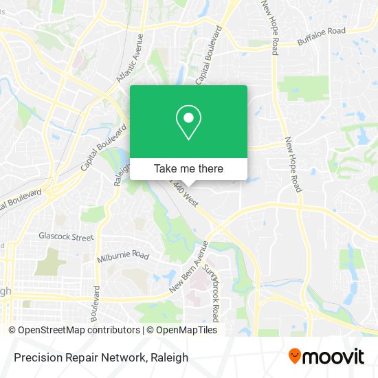 Precision Repair Network map