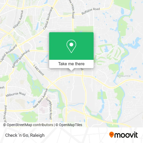 Check 'n Go map