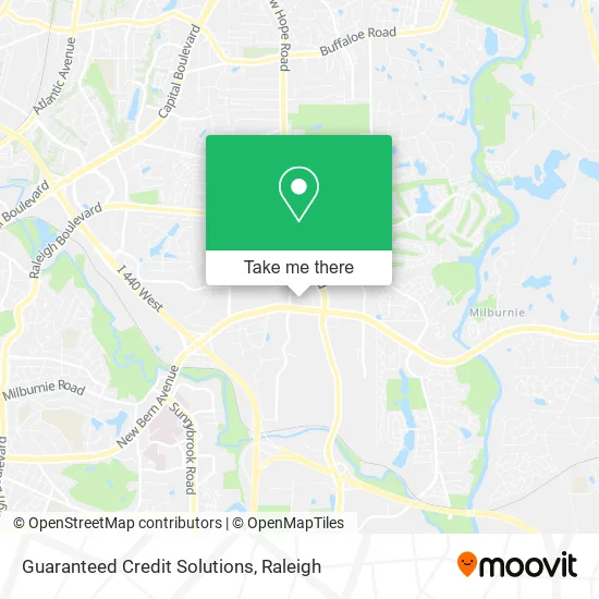 Guaranteed Credit Solutions map