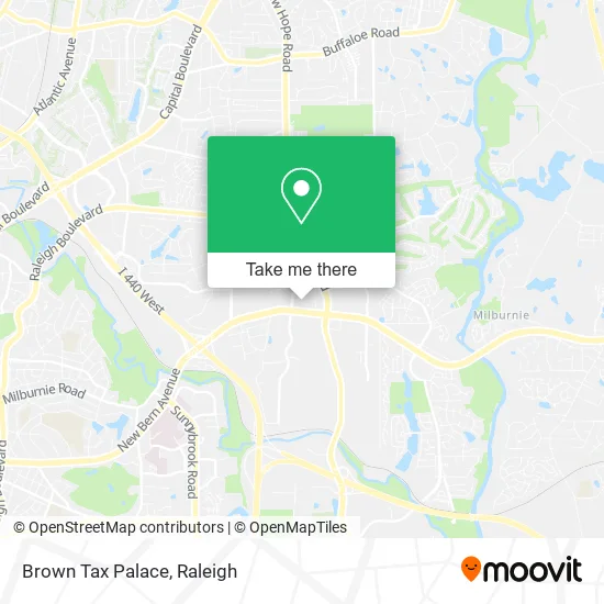 Brown Tax Palace map