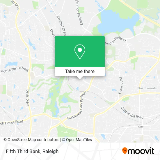 Fifth Third Bank map