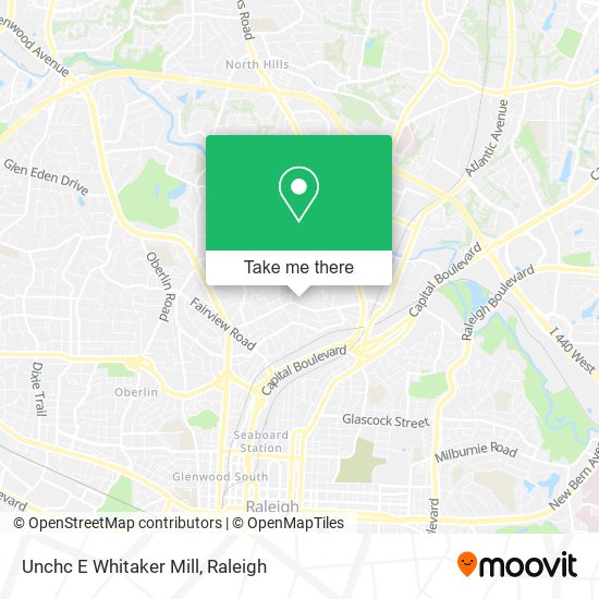 Unchc E Whitaker Mill map