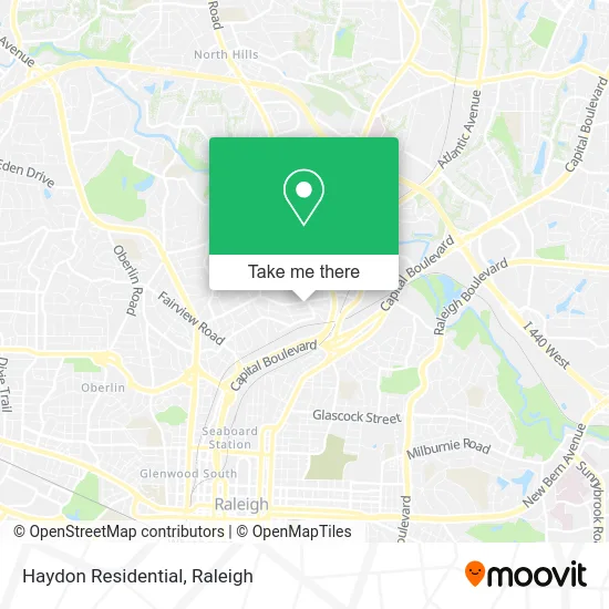 Haydon Residential map