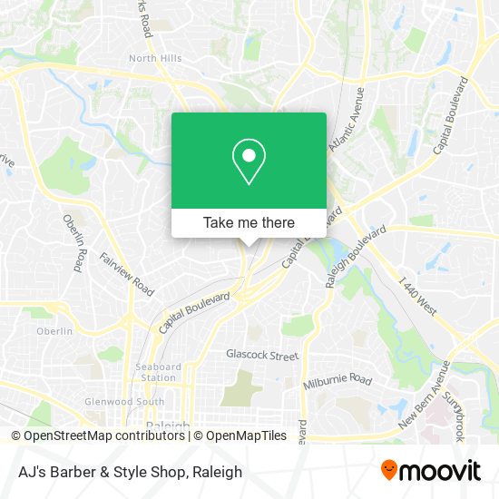 AJ's Barber & Style Shop map