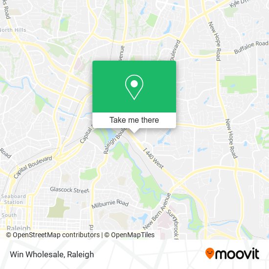 Mapa de Win Wholesale