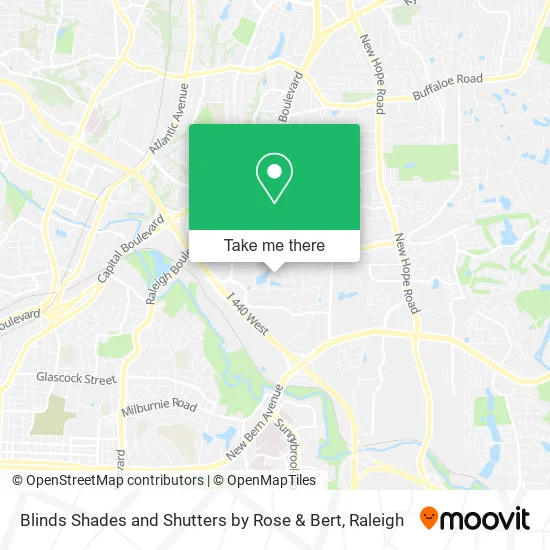 Blinds Shades and Shutters by Rose & Bert map