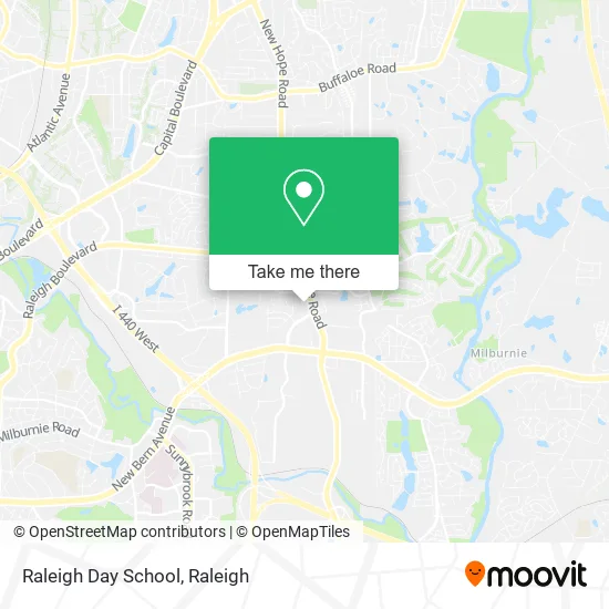 Raleigh Day School map