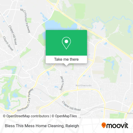 Bless This Mess Home Cleaning map