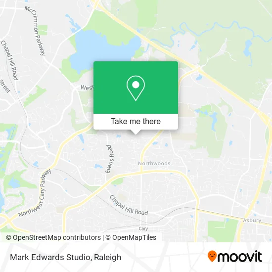 Mark Edwards Studio map