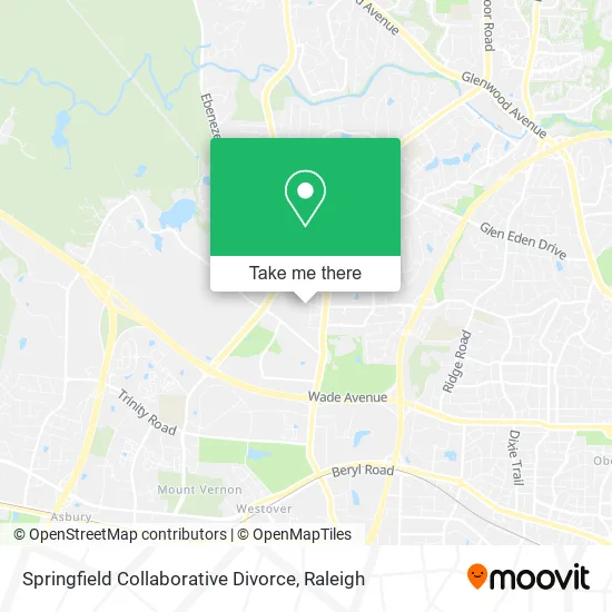 Springfield Collaborative Divorce map
