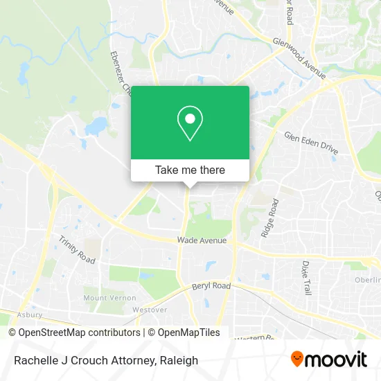 Rachelle J Crouch Attorney map