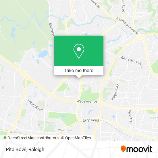 Mapa de Pita Bowl