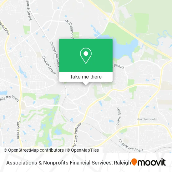 Associations & Nonprofits Financial Services map