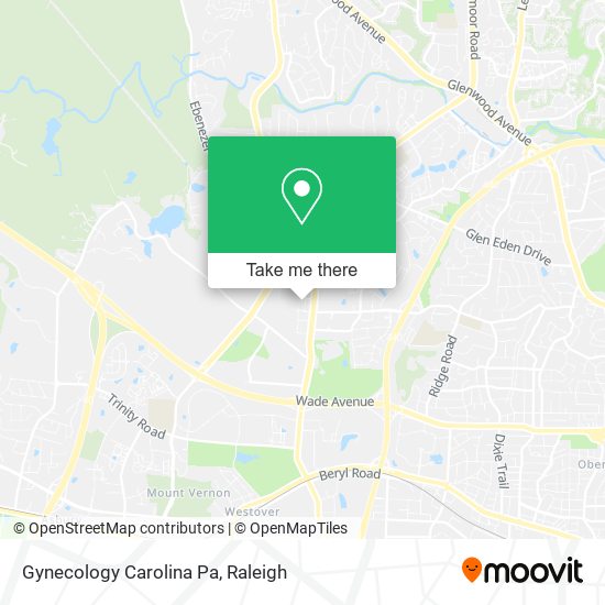 Gynecology Carolina Pa map