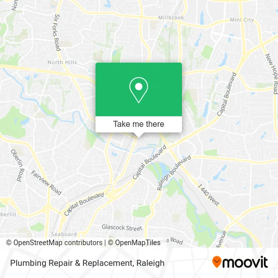 Plumbing Repair & Replacement map