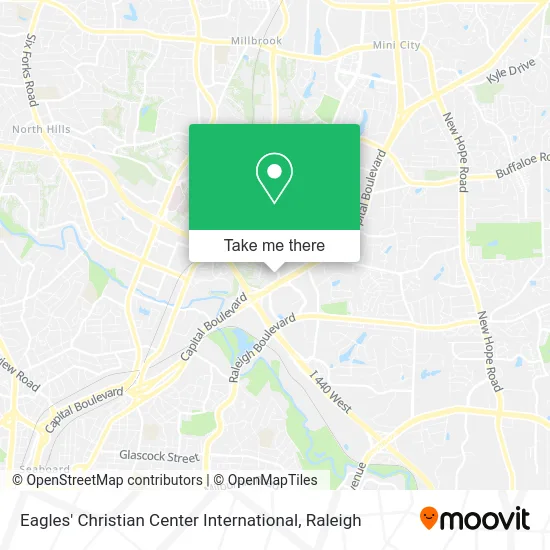 Eagles' Christian Center International map