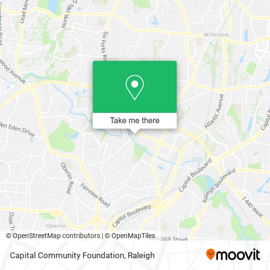 Capital Community Foundation map