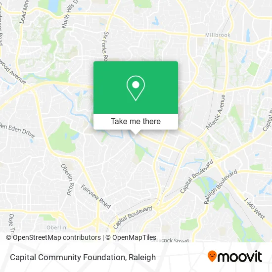 Capital Community Foundation map