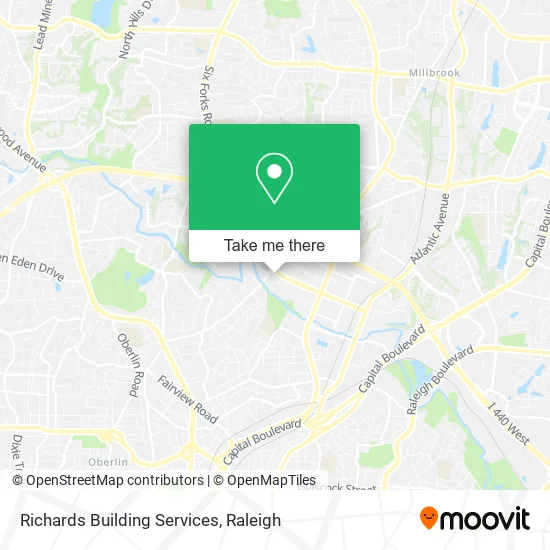 Richards Building Services map