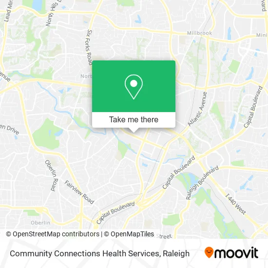 Community Connections Health Services map