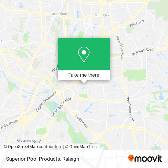 Superior Pool Products map