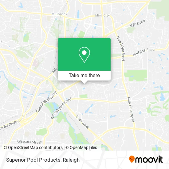 Superior Pool Products map