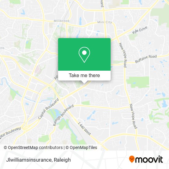 Jlwilliamsinsurance map