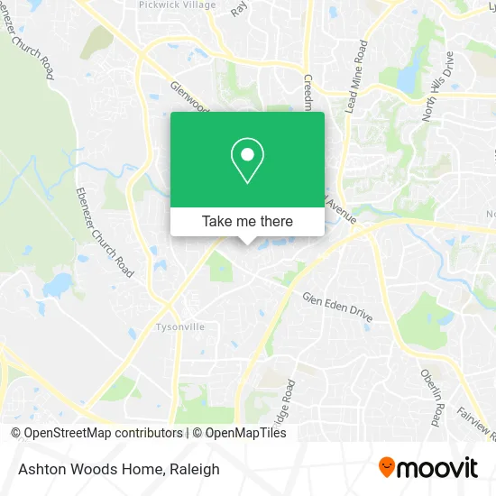 Ashton Woods Home map