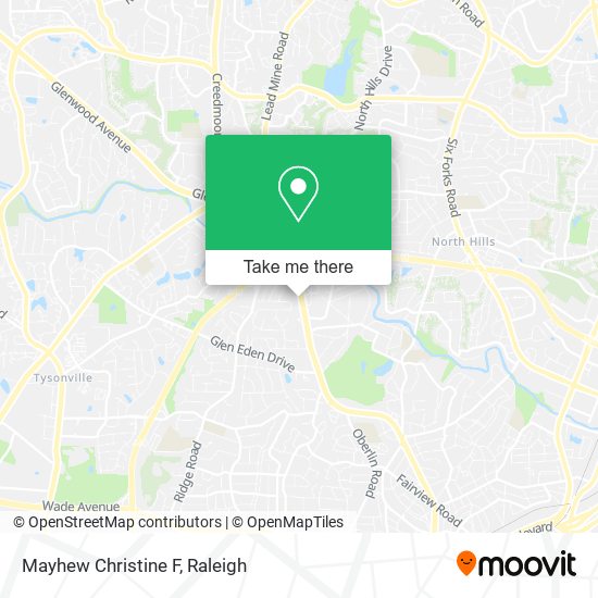 Mayhew Christine F map