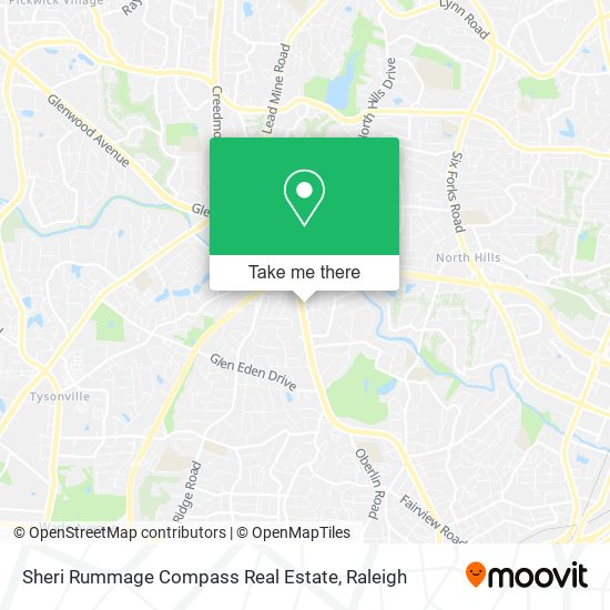 Mapa de Sheri Rummage Compass Real Estate