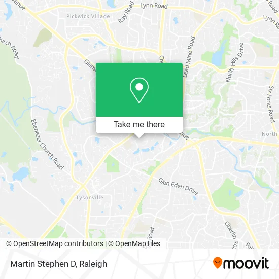 Martin Stephen D map