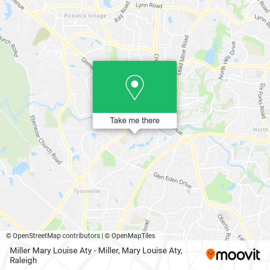 Mapa de Miller Mary Louise Aty - Miller, Mary Louise Aty
