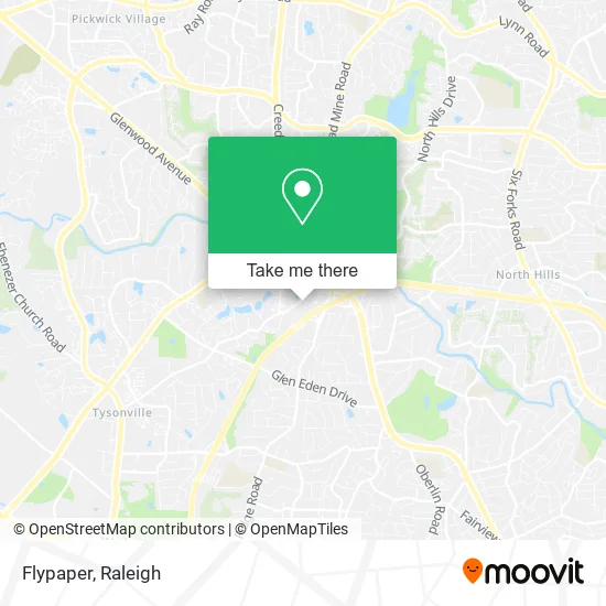 Flypaper map