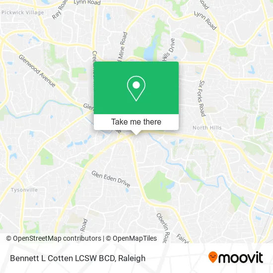Mapa de Bennett L Cotten LCSW BCD