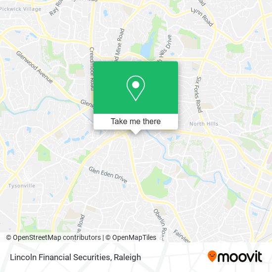 Lincoln Financial Securities map
