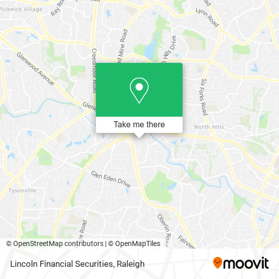 Mapa de Lincoln Financial Securities